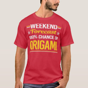 Camiseta Previsión de fin de semana 100 Origami