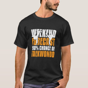 Camiseta Previsión de fin de semana 100 posibilidades de Ta