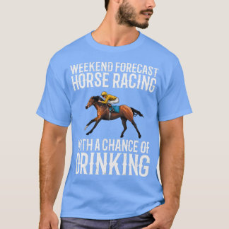 Camiseta Previsión de fin de semana Carrera de caballos de 