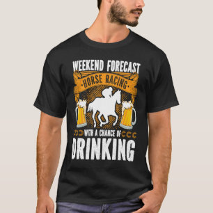 Camiseta Previsión de fin de semana Carreras de caballos op