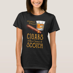 Camiseta Previsión De Fin De Semana Cigarro Posibilidad De