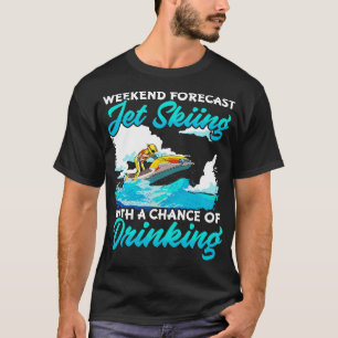 Camiseta Previsión De Fin De Semana De Esquí A Pie Con Una 