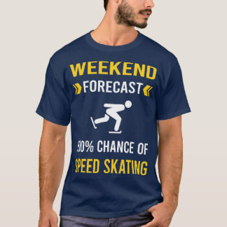 Camiseta Previsión de fin de semana Patinaje de velocidad S