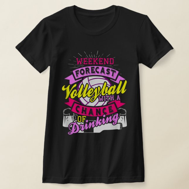 Camiseta Previsión de fin de semana voleibol con posibilida (Distribución)