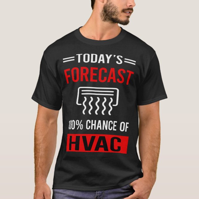 Camiseta Previsión de hoy HVAC (Anverso)