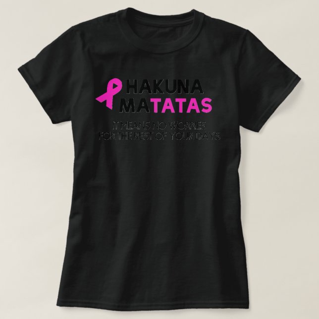 Camiseta Previvor Conciencia sobre el cáncer de mama Largo (Diseño del anverso)