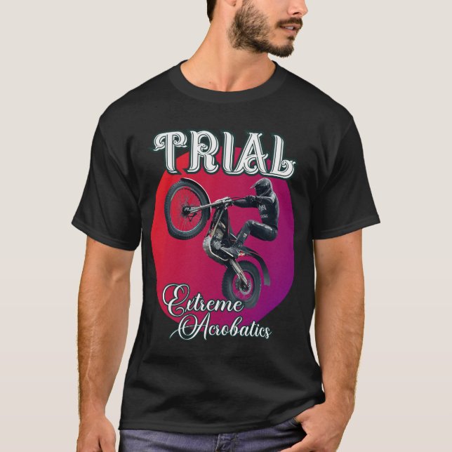 Camiseta PRIAL moto acrobática extrema (Anverso)