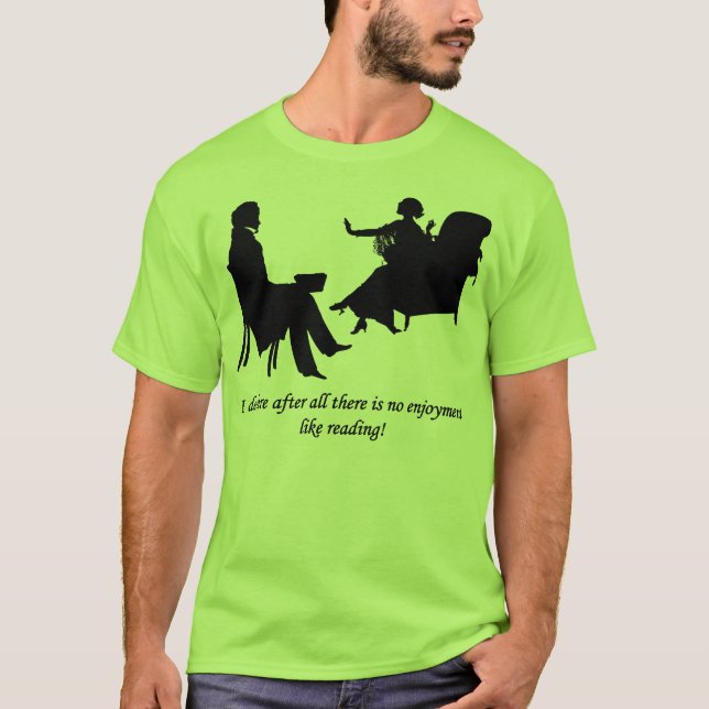 Camiseta Pride and Prejudice - No enjoyment like reading (Anverso)