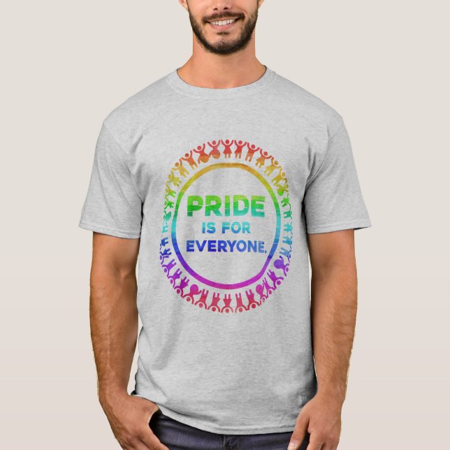 Camiseta Pride is for Everyone (Anverso)
