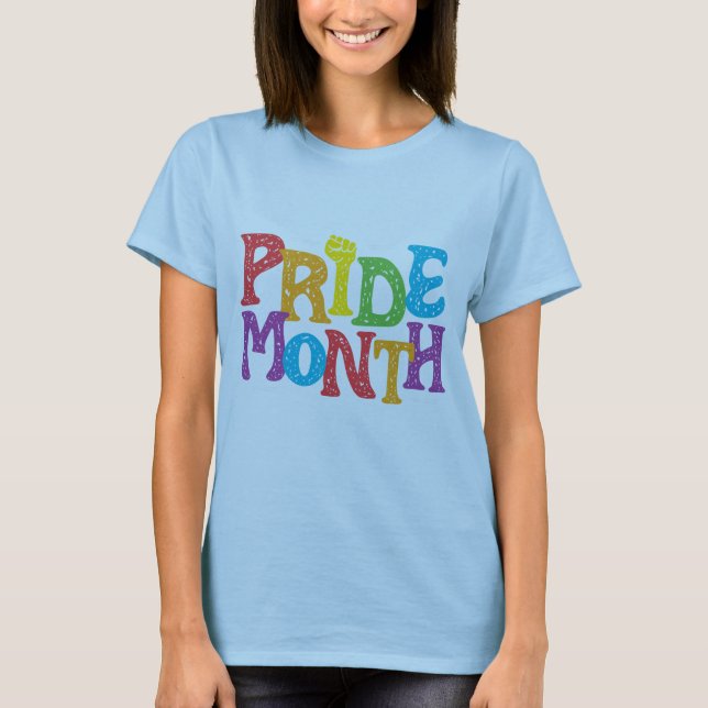 Camiseta Pride Mes Mujeres Azules (Anverso)
