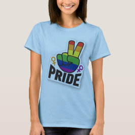 Camiseta Pride Paz mujeres azules