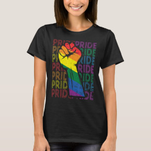 Camiseta Pride Poder Primero Lgbt Mes Tragedia Lesbiana Gay