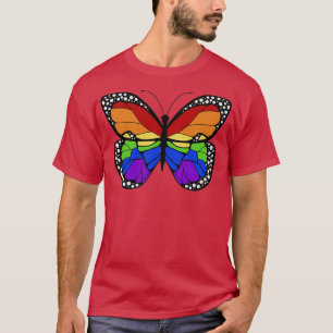 Camiseta Pride Rainbow Butterfly