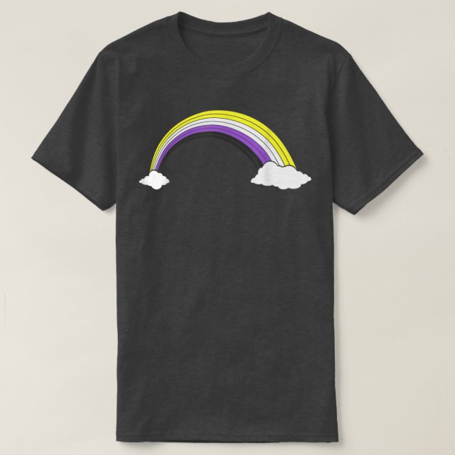 Camiseta Pride Rainbow Non Binary Flag Pride Month LGBT Non (Diseño del anverso)