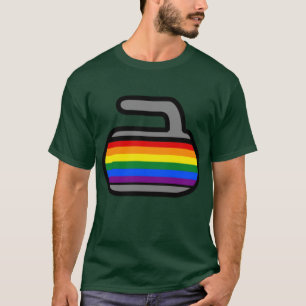 Camiseta Pride Rocks Curling Rockers amigos