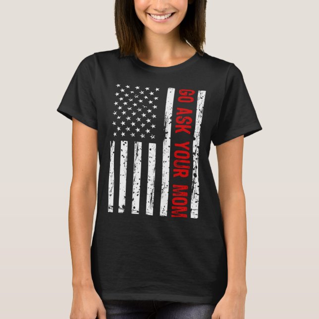 Camiseta Pride USA Flag & Father's Day Dad Grandpa Family M (Anverso)
