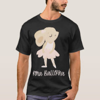 Prima Ballerina Cute Ballet Bailarina Ratón Chicas