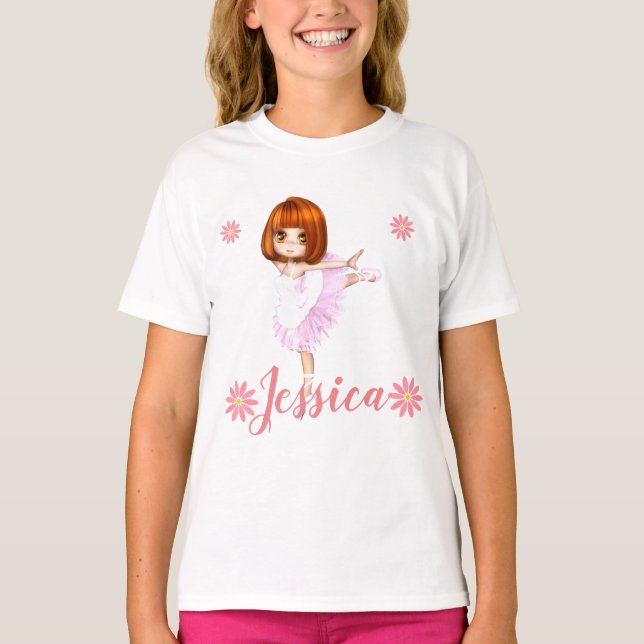 Camiseta Prima Ballerina Personalizado (Anverso)
