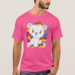 Camiseta Prima de bebé de oso polar lindo
