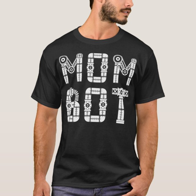 Camiseta Prima de bot de madre robot de familia coincidente (Anverso)