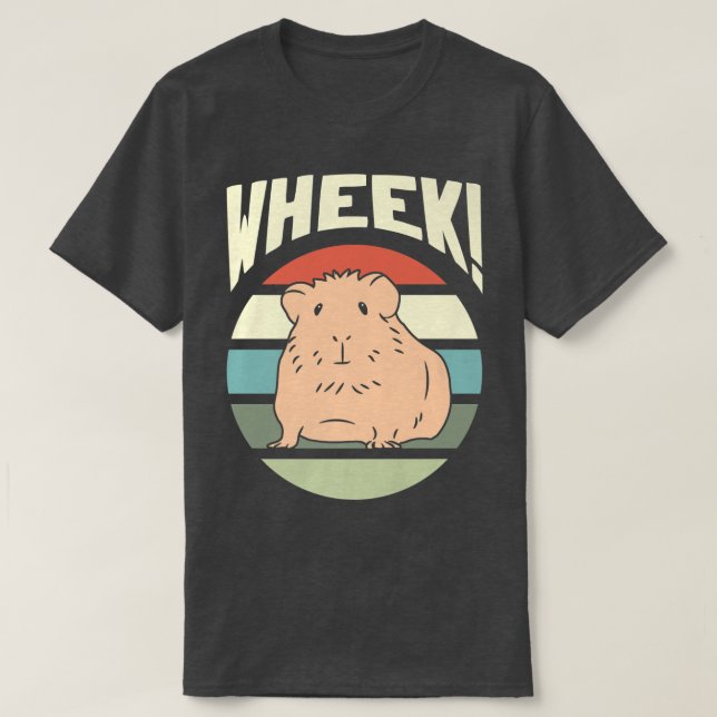 Camiseta Prima de cerdo de Guinea para hombres (Diseño del anverso)
