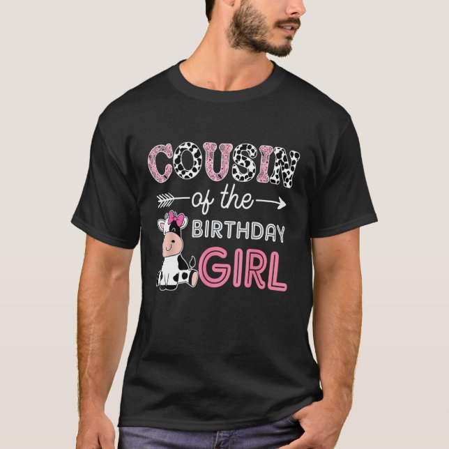 Camiseta Prima de La Granja de la Vaca Prima de la Cumpleañ (Anverso)