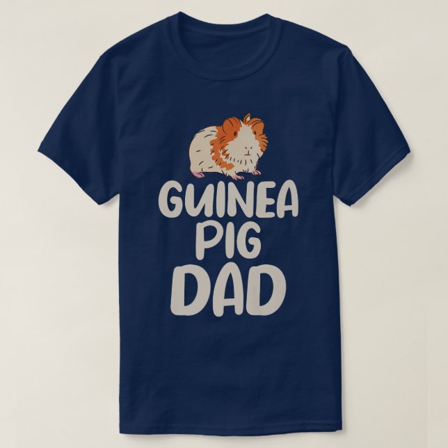 Camiseta Prima de papá de cerdo de Guinea (Diseño del anverso)