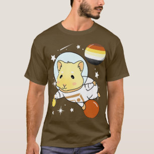 Camiseta Prima del Orgullo Gay del Espacio Cerdo de Guinea