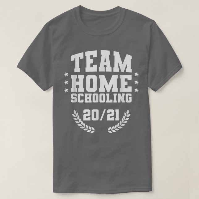 Camiseta Prima escolar de niños de 2021 en Team Homeschooli (Diseño del anverso)