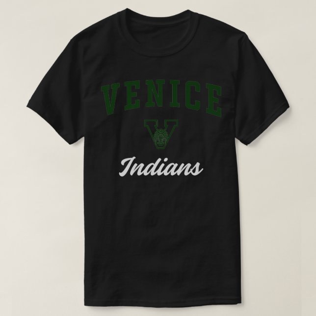 Camiseta Prima para los indios de secundaria de Venecia (Diseño del anverso)