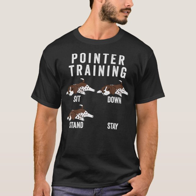 Camiseta Prima para perros entrenadores de punteros de gama (Anverso)