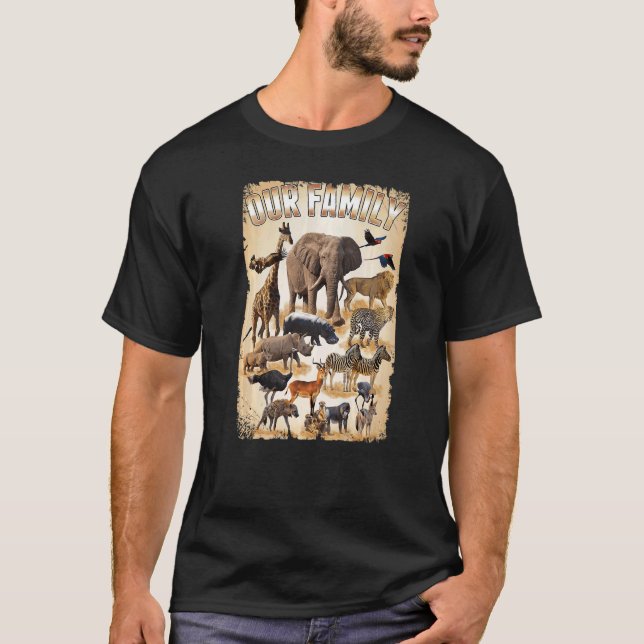 Camiseta Prima por los derechos de los animales de la famil (Anverso)