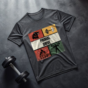 Camiseta Primal Drive Gym – Entrenamiento Savage A