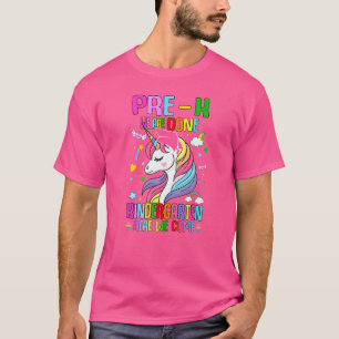 Camiseta Primario De Graduación De Preescolar Unicornio El
