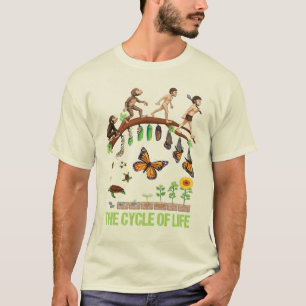 Camiseta Primates a servir, mariposa de la evolución de la