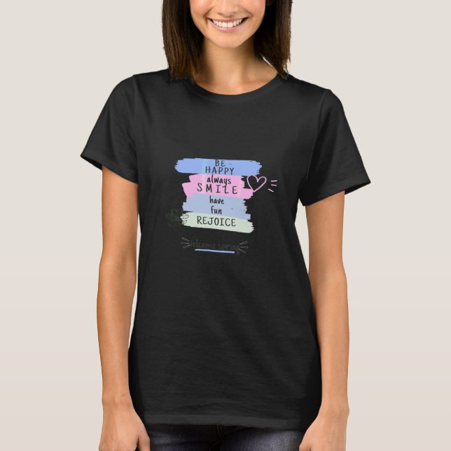 Camiseta Primavera alegre (Anverso)