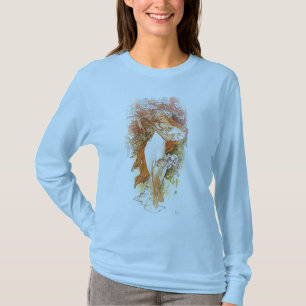 Camiseta Primavera - Alphonse Mucha Art Nouveau