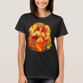 Camiseta Primavera Celta de Art Nouveau Beltane