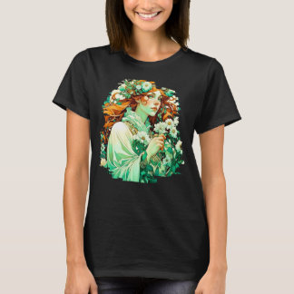 Camiseta Primavera Celta Imbólica Art Nouveau