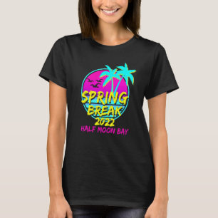 Camiseta Primavera de 2022 Familia Vintage de media luna Ba