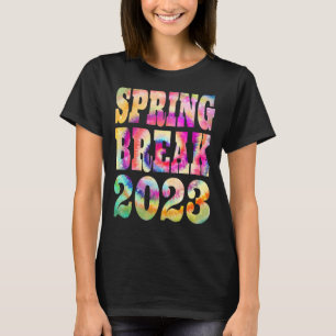 Camiseta Primavera de 2023 Familia Groovy Tie Dye Matching
