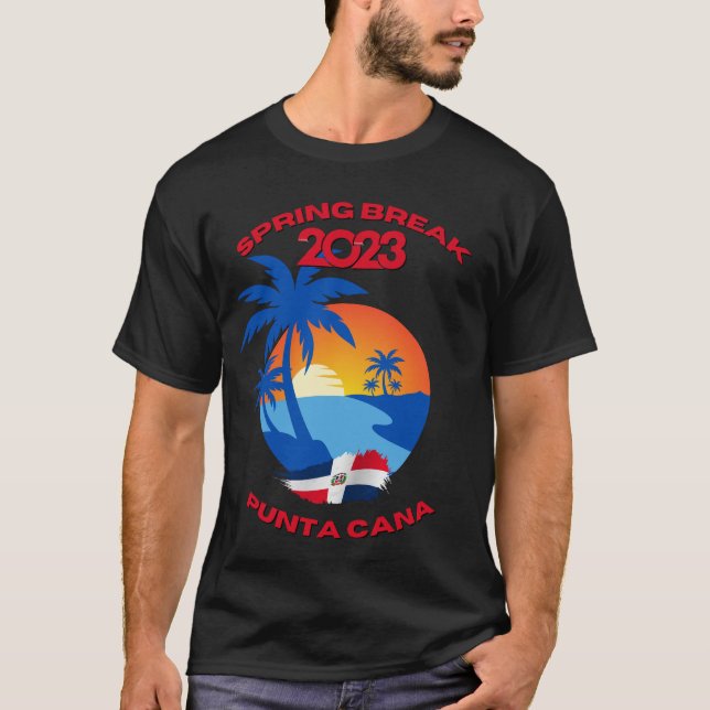 Camiseta Primavera de 2023 Punta Cana DR. T Shirt (Anverso)