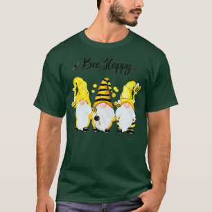 Camiseta Primavera de Bee Happy Bee Gnome