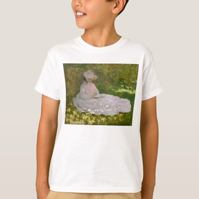 Camiseta Primavera de Claude Monet (Anverso)