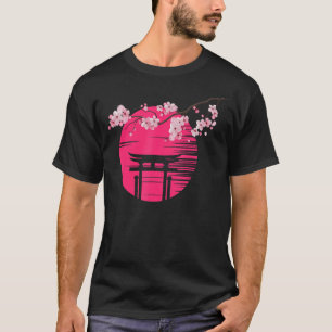 Camiseta Primavera de Sakura florió árbol de flores de cere