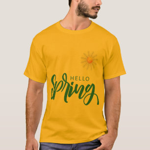 Camiseta primavera de saludo