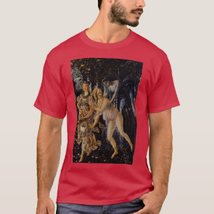 Camiseta Primavera de Sandro Botticelli detalle 3