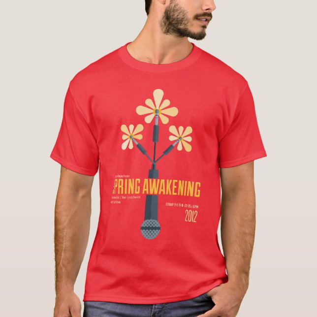 Camiseta Primavera del RTC de los hombres que despierta (Anverso)