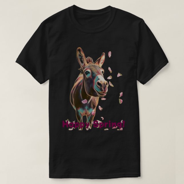 Camiseta Primavera feliz (Diseño del anverso)