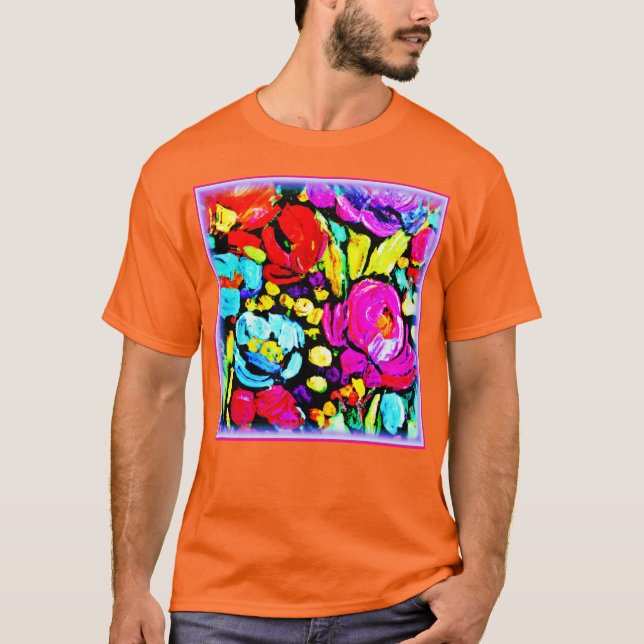 Camiseta "Primavera Flor" Arte Cuidado. Comprar ahora (Anverso)